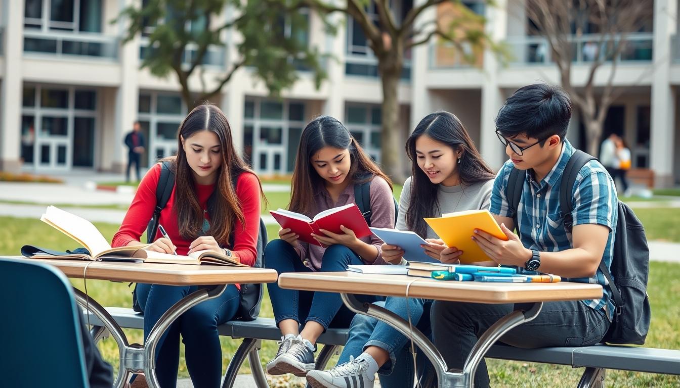 Digital learning platform with online study materials